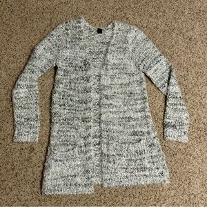 Cozy Heathered Gray Women's Cardigan